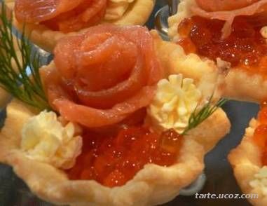 tartlet with caviar