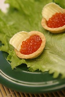 tartlet with caviar